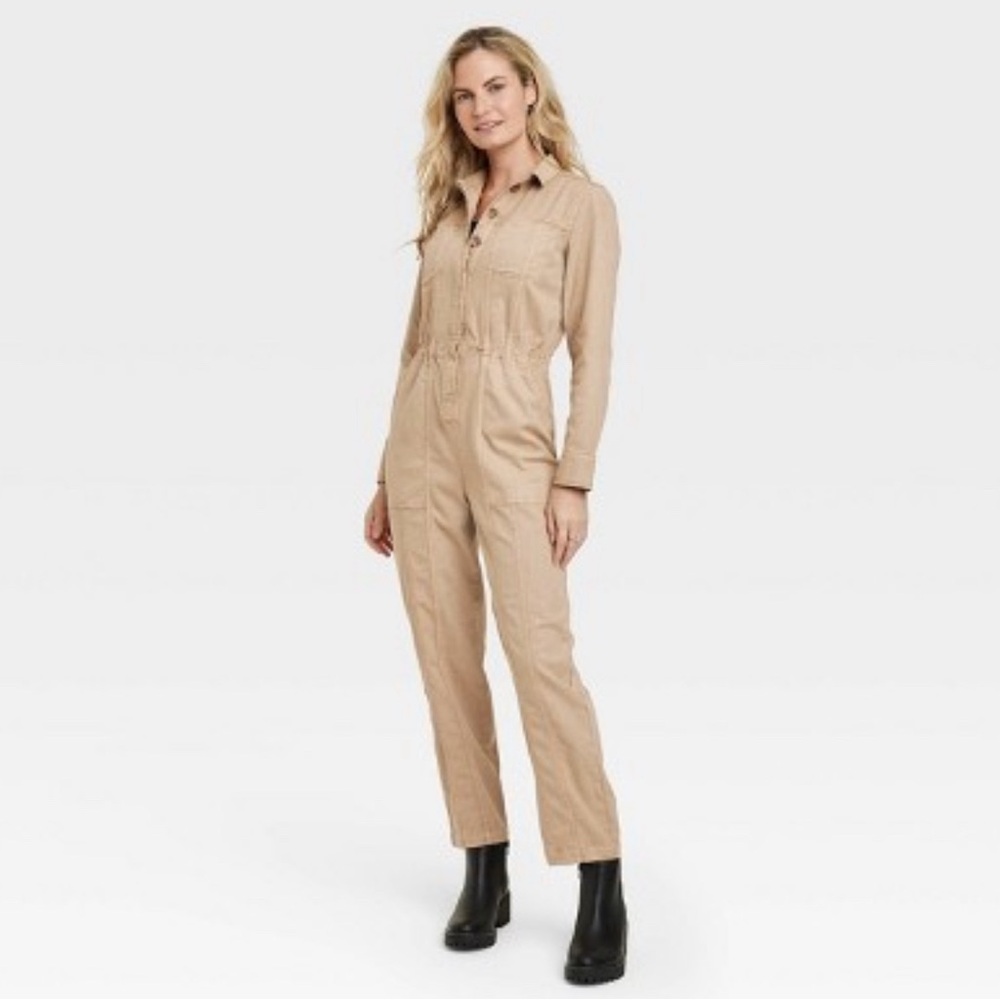 Universal Thread Beige Jumpsuit
